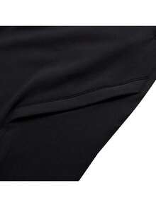Under Armour Men's Sports Crop Cargo Pants, Knit Straight Leg Trousers For Daily Running, 1386979-001 - Black - View 7