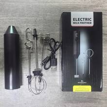 3-Speed Rechargeable Milk Frother, Dual Coil Whisk Coffee Frother Handheld - Portable Hand Frother Wand For Coffee Matcha Cappuccino & Hot Chocolate, Kitchen Gift Set - Black - View 9