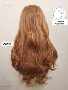 24-Inch Women's Large Wavy Curly Half-Head Wig With Colorful Woven Headband, Detachable, Suitable For Everyday Wear, Instantly Adds Hair Volume And Covers The Hairline, Suitable For Hair Augmentation. - Multicolor - View 9