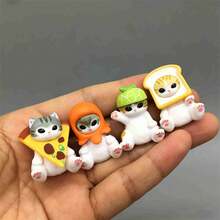 mofusand 1pc New Toy Kitten Dolls, Creative Desktop Decorations, Small Ornaments, Graduation Season Gifts, Perfect Holiday Gifts For Family And Friends (Stochastic Style) - Multicolor - View 7