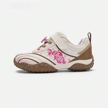 Balabala Girls Sports Shoes Lightweight Low Sole Sneakers Breathable Casual Running Shoes For Autumn Daily Wear - White Red - View 2