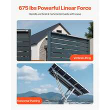 12V Linear Actuator, 40 Inch IP65 Waterproof Linear Actuator, 675lbs/3000N 0.2"/S Motion Actuators With Mounting Bracket For Outdoor Use - 40 inch - View 2