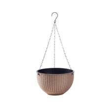 Plastic Woven Hanging Planter Basket Wall-Mounted Hanging Pot For Spider Plant, Pothos, Succulents, Thickened Resin For Balcony - New Model - View 15