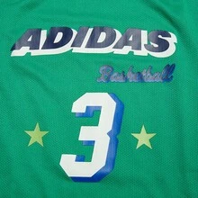 Adidas Spring/Summer Unisex Basketball Sports Comfortable Sleeveless Round Neck Tank Top IT9954 - Light Lawn Green/forest Green - View 3