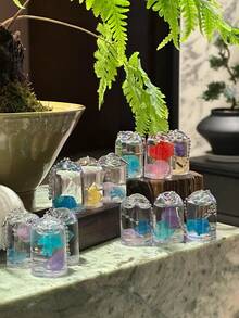 Cute Mini Jellyfish Keychain, Transparent Ocean Y2K Style Bag Charm, Adorable Pendant, Suitable For Backpacks, Handbags, Car Keys, Perfect Birthday Gift For Women And Girls - Multicolor - View 12
