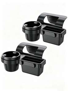 Multifunctional Car Storage Box With Cup Holder, Beverage Holder, Side Door Window Phone Slot And Hanging Storage Rack - Durable ABS Material, Easy Installation, Space-Saving Design - Multicolor - View 12