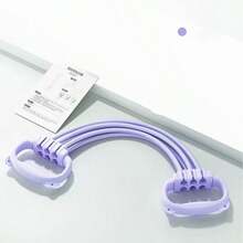Yoga Resistance Band Puller, TPE Material Anti-Slip Exercise Band, Adjustable 6-Tube Arm And Back Training, Yoga Pilates Physical Therapy Home Gym Stretching, Suitable For Full Body Workout, Durable Back/Waist/Arm Training Band, Suitable For Home Use - Multicolor - View 10