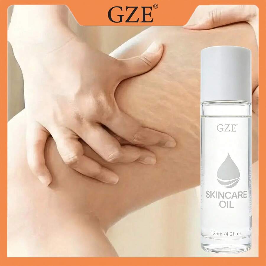 GZE-Oil Vitamin E Skincare Essence Oil, Firming & Lifting, Body Massage Oil, Face & Body Moisturizing Oil, Suitable For All Skin Types - Yellow - View 1