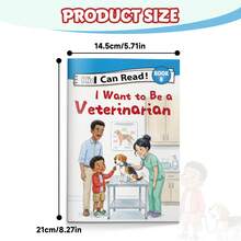 Veterinarian Theme Learning Notebook, Early Reading Writing Journal With Career Discovery Content For School And Home Use - Career Dream Reading Notebook - View 8