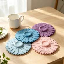 2pcs Silicone Cup Lid Creative Sealed Mug Cover Dustproof Glass Ceramic Cup Cover For Multiple Cup Types - 彩色 - 查看 10