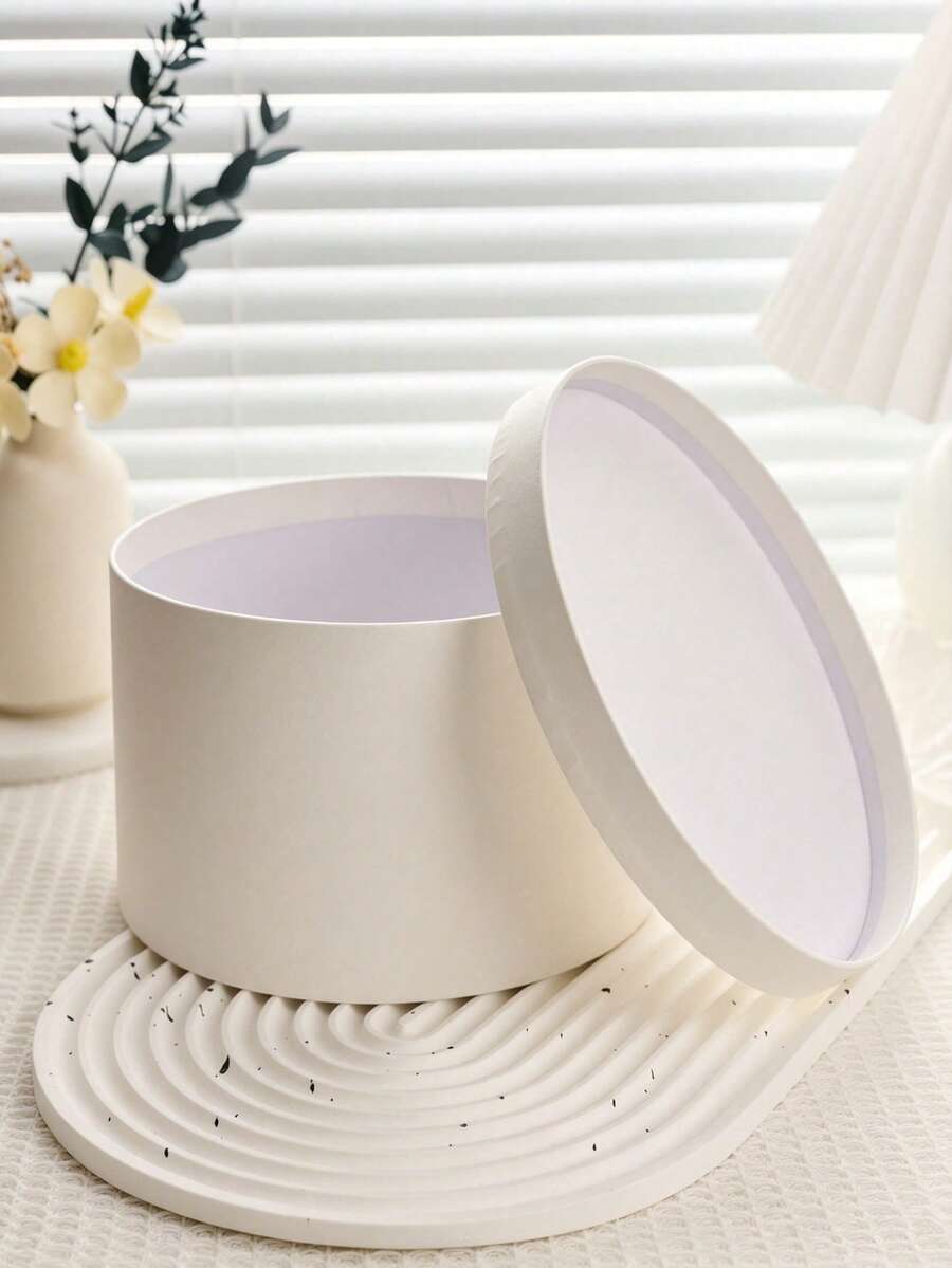 4pcs Round Gift Boxes, Flower Boxes And Gift Packaging Boxes, Suitable For Teacher's Day, Mother's Day, Father's Day, Valentine's Day And Christmas (Different Batches Of Products May Have Slight Color Differences, But Quality Remains Consistent) - Multicolor - View 1