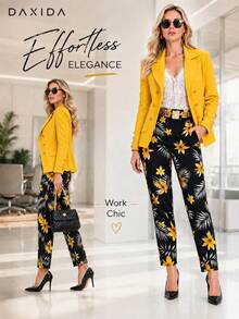 Nuevo conjunto de traje de mujer - Amarillo - Ver 1