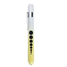 新款漸層色 LED 筆燈，可重複使用小型手持手電筒，白色/暖光可選，夾式口袋設計，適用於日常照明、戶外露營、生日禮物、畢業禮物，(使用 2 顆 AAA 電池，電池不包含在內) - 漸層色 - 查看 15