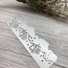 蛋糕切割模具，用于制作生日蛋糕卡片、DIY 剪纸装饰、剪贴簿压花蛋糕切割模具 - MC653 - 查看 5