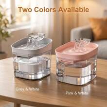 New Automatic Circulating Water Dispenser For Cats And Dogs, Runs Quietly, USB Powered, Filtered Oxygenated Water, Easy To Clean, Suitable For Cats And Dogs, Large Capacity, Halloween And Christmas Gift, Battery Not Included. - 1.8L - View 4