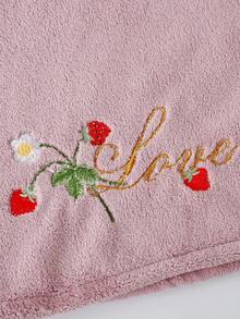 1/2/3 Peças Touca de Secagem de Cabelo, Lenço de Fibra de Poliéster, Padrão Floral e de Morango, Secagem Rápida e Absorvente, Adequado para Todas as Estações, Perfeito para Banheiro, Viagem, Escola, Presentes de Feriado, Toalha de Secagem de Cabelo Doméstica Feminina - Multicolorido - Visão 9