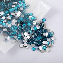 ICIQ 高品質透明寶石非加熱固化樹脂水鑽 平底水晶石,適用於 3D 美甲、服飾、婚禮 - 5mm 1200pcs - 查看 22
