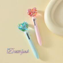 morn shine Heart-Shaped 4-Color Ballpoint Pen, Highly Attractive Multi-Function Multi-Color Pen, Planner Pen, Marker Pen, Neutral Pen - BP245 Heart-shaped Ballpoint Pen - View 1