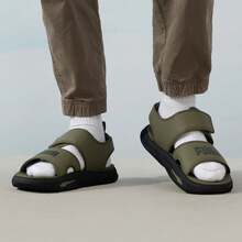 Sandal PUMA SoftridePro 24 Unisex, Nyaman, Sederhana, Ringan, Tahan Lama, Hijau - Hijau - View 2