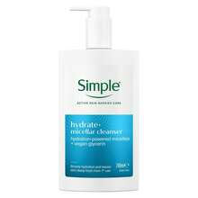 Simple Hydrate+ Micellar Facial Cleanser 240ml - Hydrating - View 9