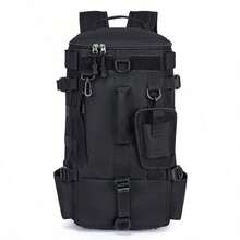 Multifunctional Fishing Backpack Tackle Bag With Fishing Rod Holder, Can Store Fishing Gear, Compatible With MOLLE System, Suitable For Camping, Hiking And Other Outdoor Activities - Multicolor - View 3