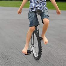 YIYIBYUS Adjustable Exercise Unicycle 18inch Outdoor Unicycle One Wheel Bike - Black - View 1
