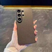 薄款磨砂防震手機殼，適用於 Galaxy A57 A37 A17 A07 A56 A36 A26 A16 A06 A05 A15 A25 A35 A55 A12 A13 S24 Plus S25 FE S26 Ultra - 黑色 - 查看 3