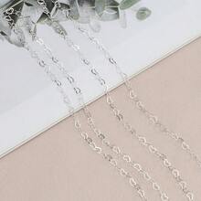 1m Fashion Heart-Shaped Hollow Copper Chain, Suitable For DIY Handmade Women's Necklace, Bracelet Jewelry Accessories - Chain - View 7