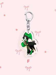 1pc/7pcs Acrylic Bizarre Circus Clown Keychain, Cute Anime Character Pendant, Anime The Freak Circus Keychain, Bag Accessory,Back To School Best Gifts - Multicolor - View 14