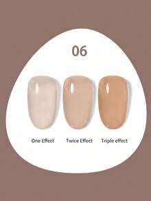 Hassleless 1pc 0.5oz (15ml) Translucent Nude Pink Gel Nail Polish - Use LED Nail Gel, Create Long-Lasting Nails In Minutes, Suitable For All Seasons - Multicolor - View 14