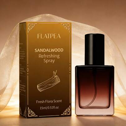 Parfum Feromon Pria 15ml untuk Tubuh/Rambut, Semprotan Parfum Bebas Alkohol, Aroma Cedar, Kayu Cendana, Melati, Ringan, Tahan Lama, Cologne Pria Ukuran Travel Portabel, Cocok untuk Sehari-hari/Kencan/Liburan/Aktivitas Luar Ruangan, Hadiah Ideal untuk Pria