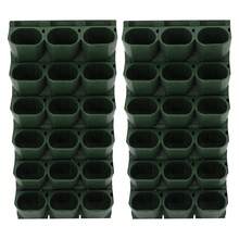 YUNRUX Wall Planter, Wall-Mounted Flower Pot Holder, Wall-Mounted Planter With 36 Pots - A - View 6