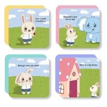 Bunny's Big And Small Day – 幼兒可愛對比學習書 | 與可愛小兔一起學習大與小 - 兔子的大大小小的一天 - 查看 3