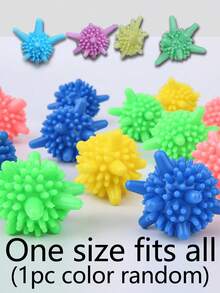 1pc Reusable Laundry Ball Dryer Ball Fabric Softener Alternative High Efficiency Stain & Lint Remover Solid Laundry Ball - Multiple Styles - View 9
