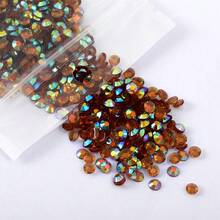 YONGNING 多色透明 AB 樹脂非熱熔水鑽 3-5mm 平底塑料水晶 DIY 裝飾套組 - 5mm 1100pcs - 查看 15