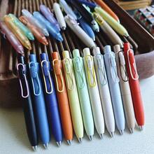 Pulpen Saku Cepat Kering dengan Klip Warna-warni, Pulpen Klik Tebal Berkualitas Tinggi yang Lucu, Cocok untuk Musim Kembali ke Sekolah dan Perlengkapan Kantor - beraneka warna - View 2