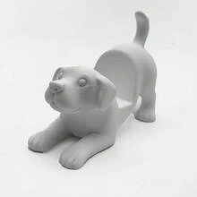 1pc Dog Slouchy Phone Holder Desktop Home Decor Creative Office Ornament - A - View 4