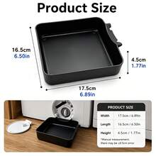 1 Set Washing Machine Lint Filter Drawer, Washing Machine Lint Collection Tray, Washing Machine Hair Collection Tray, Washing Machine Drain Filter Box, Detachable Lint Collection Container, Universal Washing Machine Spare Parts, Clothing Debris Storage - Multicolor - View 3