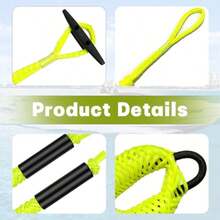 Bungee Dock Lines Boat Ropes For Docking With Loop Boat Accessories - 3 Feet Shock Cords Docking Rope Mooring Rope For PWC, Pontoon, Kayak, Canoe, Power Boat, Watercraft Yellow 3Feet 2 Pack - Multicolor - View 3