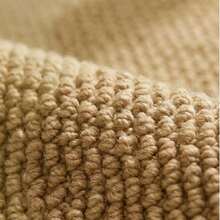 1 pieza Alfombra de borde de nube de sisal sintético, alfombra decorativa para el hogar, color madera natural, antideslizante y lavable a máquina, adecuada para alfombra decorativa, decoración de dormitorio, alfombra pequeña para sala de estar, alfombra de entrada, alfombra lavable - Camel - Ver 5