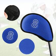 Golf Iron Club Head Covers, Protective Sleeve, Mesh Fabric Wear-Resistant, Thermal Lining, Protects Golf Iron Heads From Scratches, Simple Classic Style - Multicolor - View 5