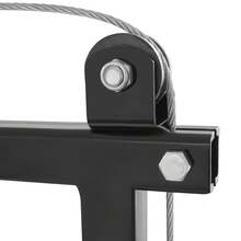 OUKANING 400LBS Load Carbon Steel Hunting Game Hoist Rack, 77.95-100.79in Adjustable Height Rotatable Shaft Hand Winch For Outdoor Game Processing - Game Hoist Rack - View 6
