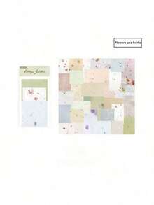 Vintage Floral Manual Decorative Paper DIY Collage Memo Paper - Multiple Styles - View 9