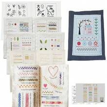 LAMYA 成人初學者手縫刺繡套件-循序漸進 DIY 十字繡教學,附圖案與所有必要縫紉用品 - Hand Embroidery Kit - 查看 11