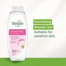 Simple Kind To Skin Nourishing Shower Gel 3x675ml - Sandalwood - View 2