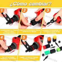 Remachadora Manual Bowoshen Tuercas 5 Boquillas 58 Remachadoras - negro - Ver 4