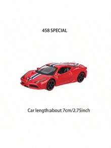 Burago 法拉利 1:64 比例仿真車模 SF90 488GTB LAFERARI 指尖模型 迷你小型跑車收藏 小車模型擺飾 - 彩色 - 查看 8