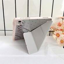 極簡粉色波點平板翻蓋保護殼，附筆槽，相容 iPad 10代 Smart Case/11(A16 2025)/相容 Galaxy S9/S7/S10+/相容小米/相容華為 - 彩色 - 查看 4
