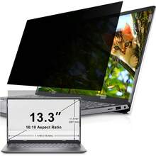 Layar Pelindung Privasi Laptop 13,3 Inci, 14 Inci, 15,6 Inci, 16 Inci, Rasio Aspek 16:9/16:10 Kompatibel dengan Lenovo HP Envy XPS, Pelindung Filter Cahaya Biru Anti Silau yang Dapat Dilepas - View 17