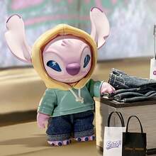 Miniso Stitch GenZ Street Style Vinyl Figure Surprise Box, Hoodie Outfit Doll Pendant Ornament For Bag Key Decor (1 PC Random Delivery) - Multicolor - View 5